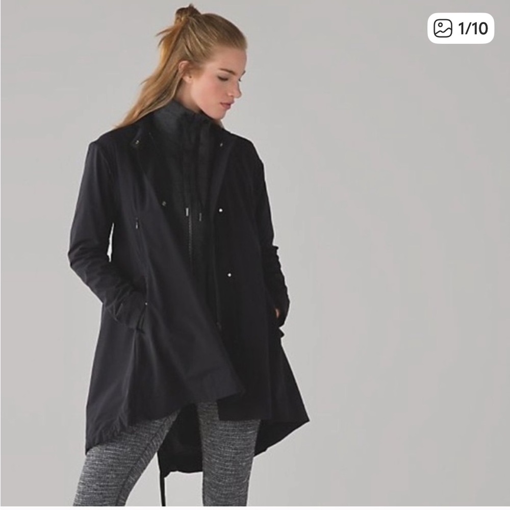 Lululemon &Go Swing trench coat